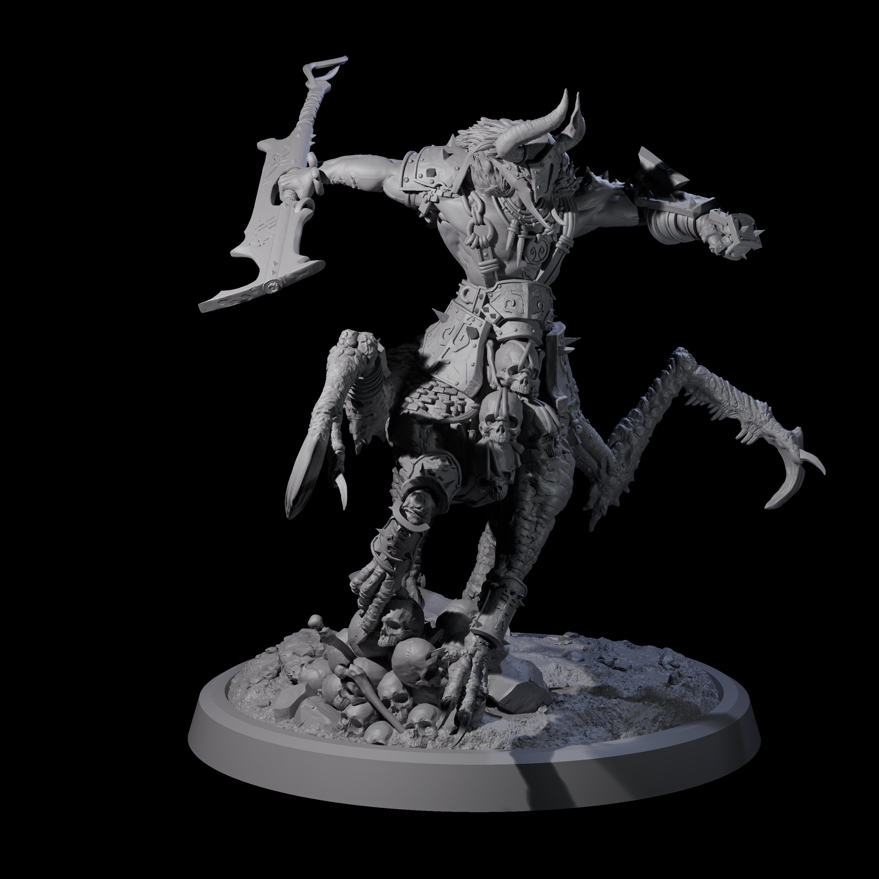 Dastardly Armanite C Miniature for Dungeons and Dragons, Pathfinder or other TTRPGs