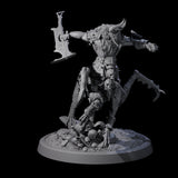 Dastardly Armanite C Miniature for Dungeons and Dragons, Pathfinder or other TTRPGs