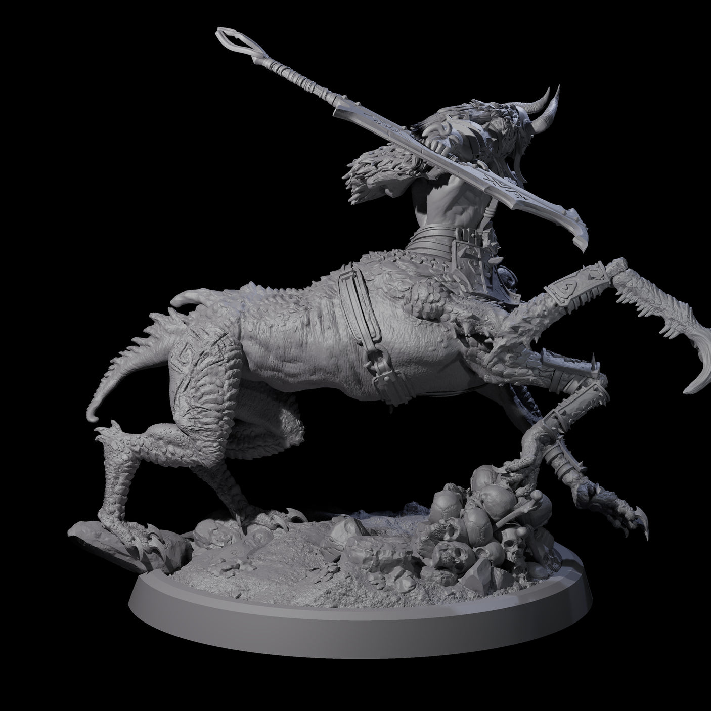 Dastardly Armanite C Miniature for Dungeons and Dragons, Pathfinder or other TTRPGs