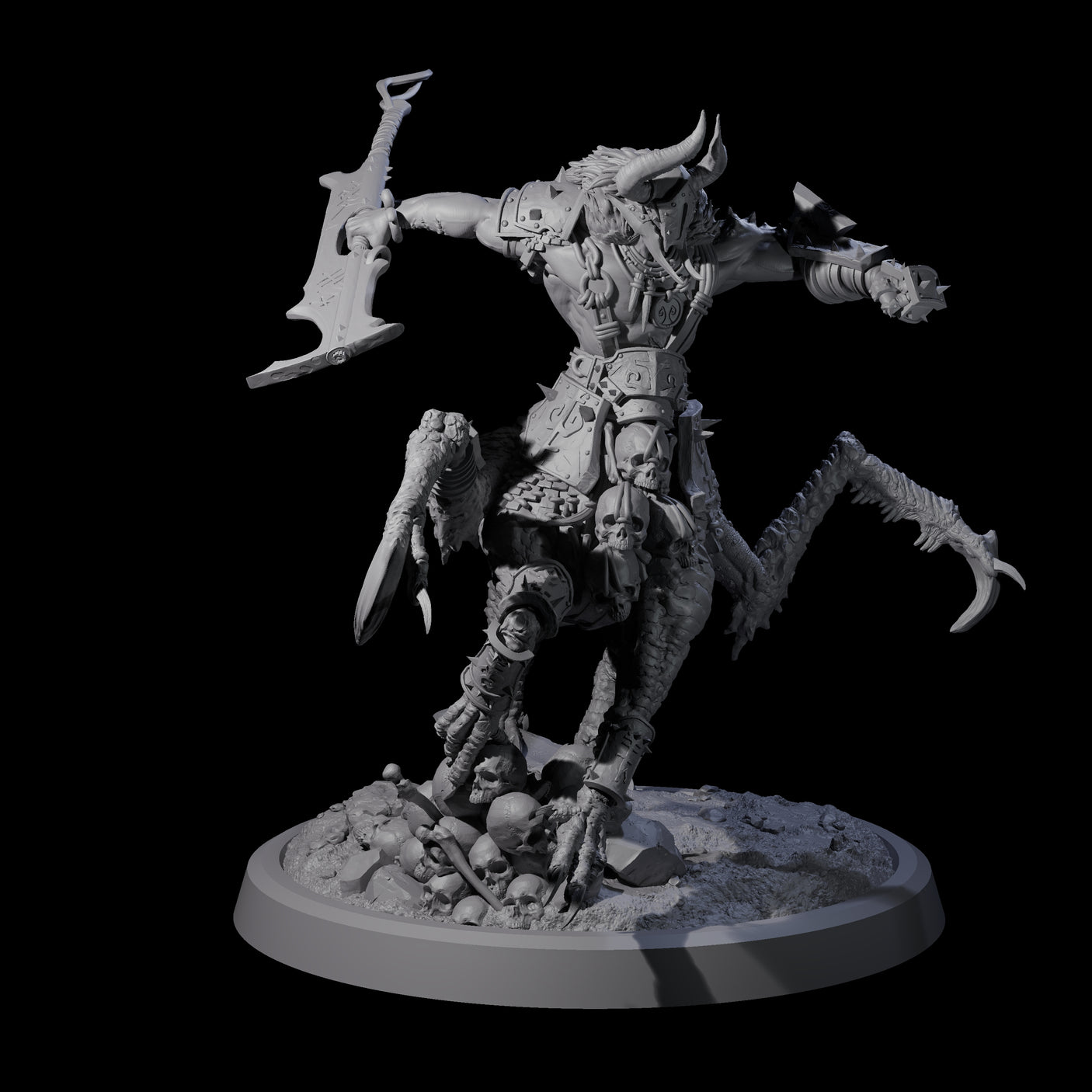 Dastardly Armanite C Miniature for Dungeons and Dragons, Pathfinder or other TTRPGs