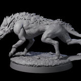 Dastardly Worg A Miniature for Dungeons and Dragons, Pathfinder or other TTRPGs