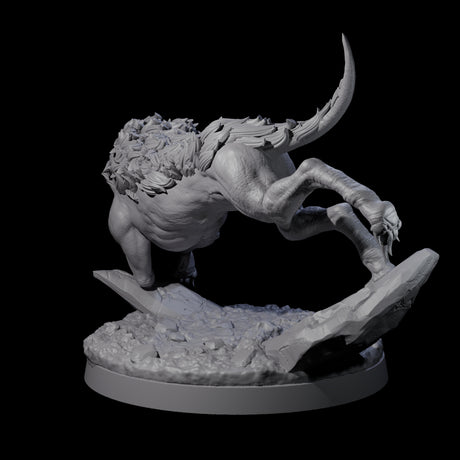 Dastardly Worg B Miniature for Dungeons and Dragons, Pathfinder or other TTRPGs