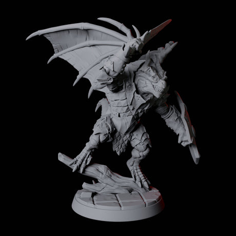 Dauntless Dragonborn Fighter D Miniature for Dungeons and Dragons, Pathfinder or other TTRPGs