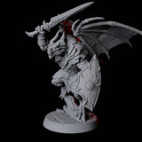 Dauntless Dragonborn Fighter D Miniature for Dungeons and Dragons, Pathfinder or other TTRPGs