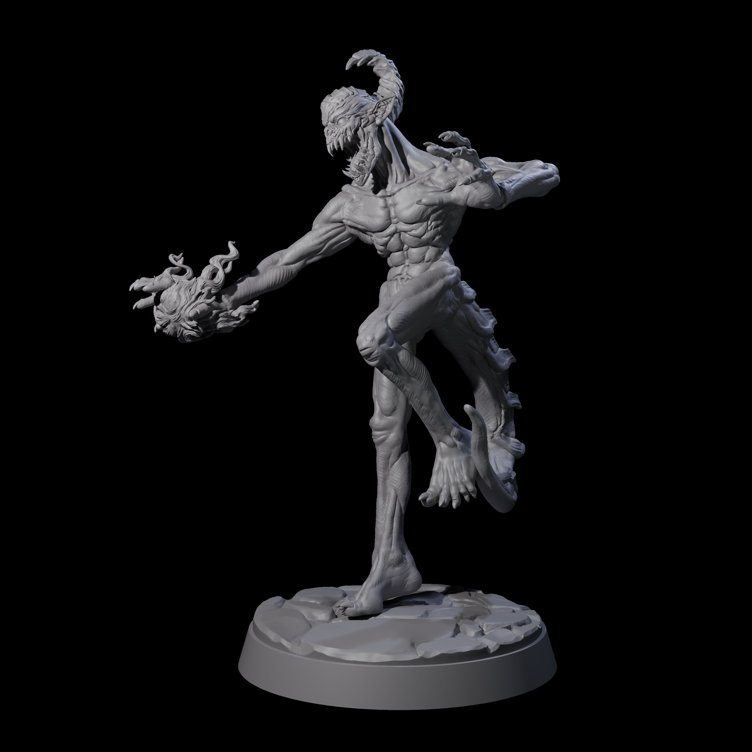 Deadly Babau B Miniature for Dungeons and Dragons, Pathfinder or other TTRPGs