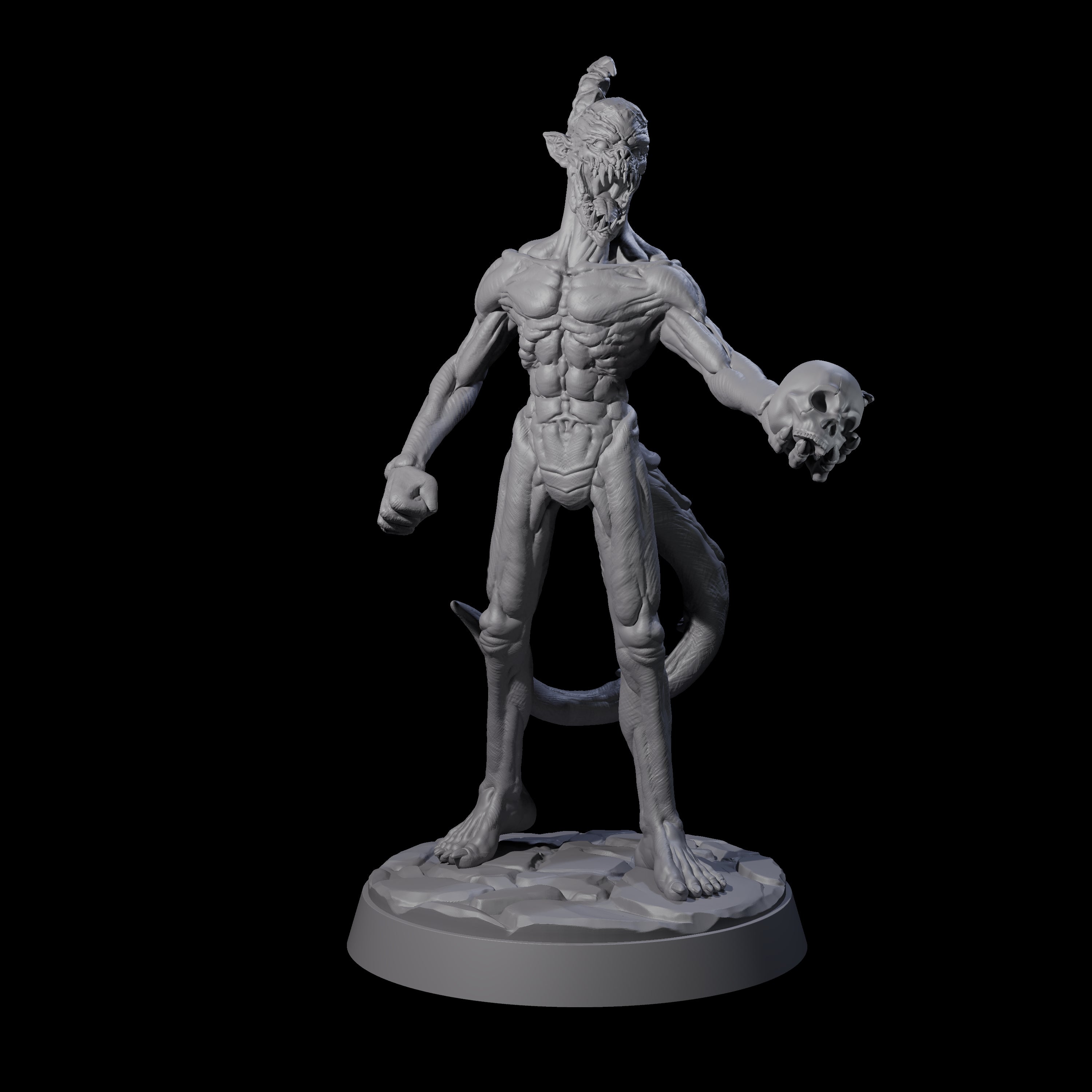 Deadly Babau C Miniature for Dungeons and Dragons, Pathfinder or other TTRPGs