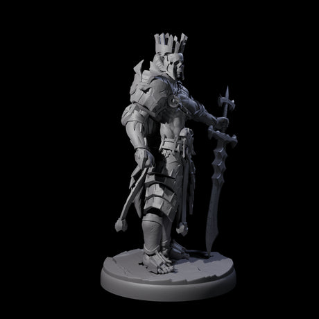 Deadly Dark Elf Marauder A Miniature for Dungeons and Dragons, Pathfinder or other TTRPGs