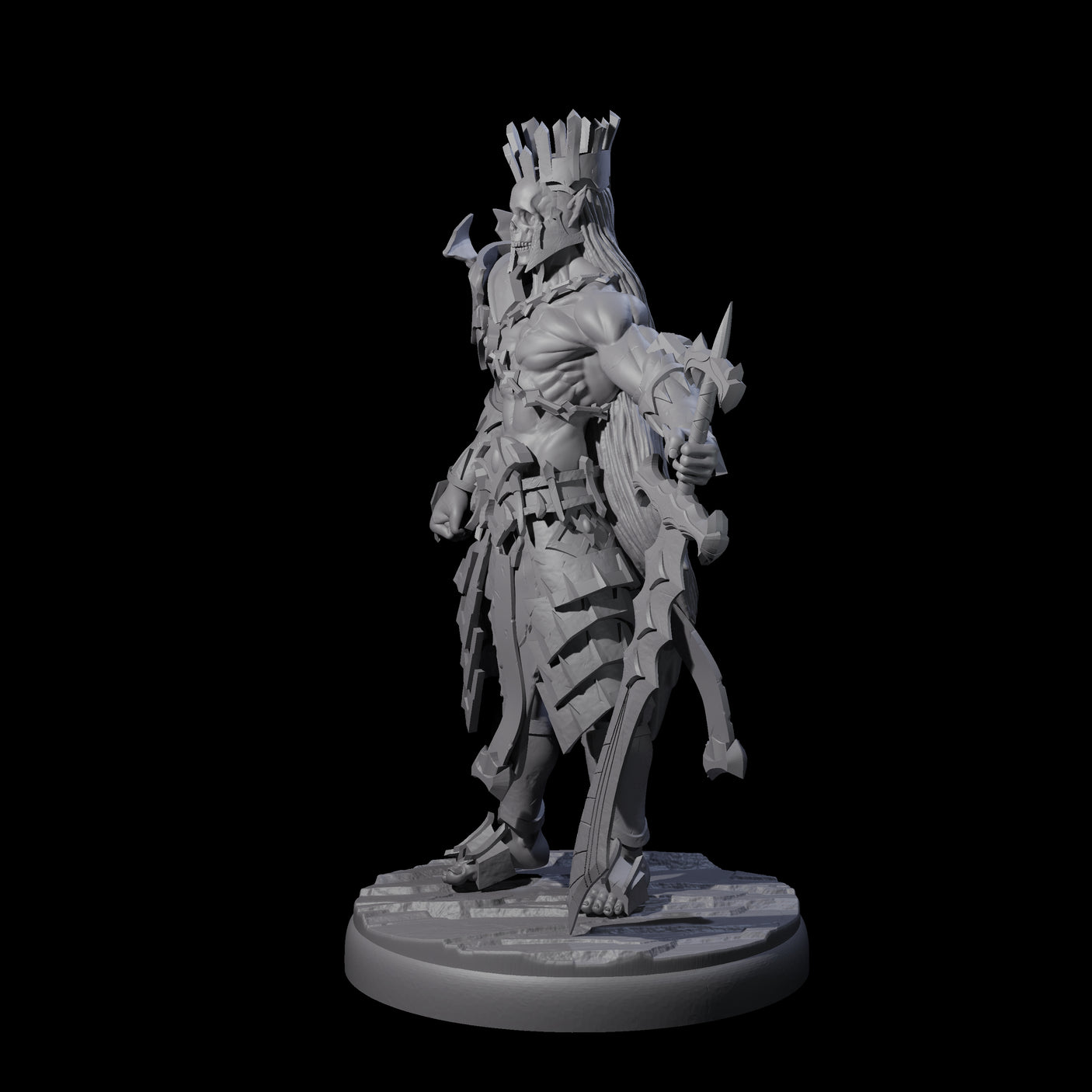 Deadly Dark Elf Marauder A Miniature for Dungeons and Dragons, Pathfinder or other TTRPGs