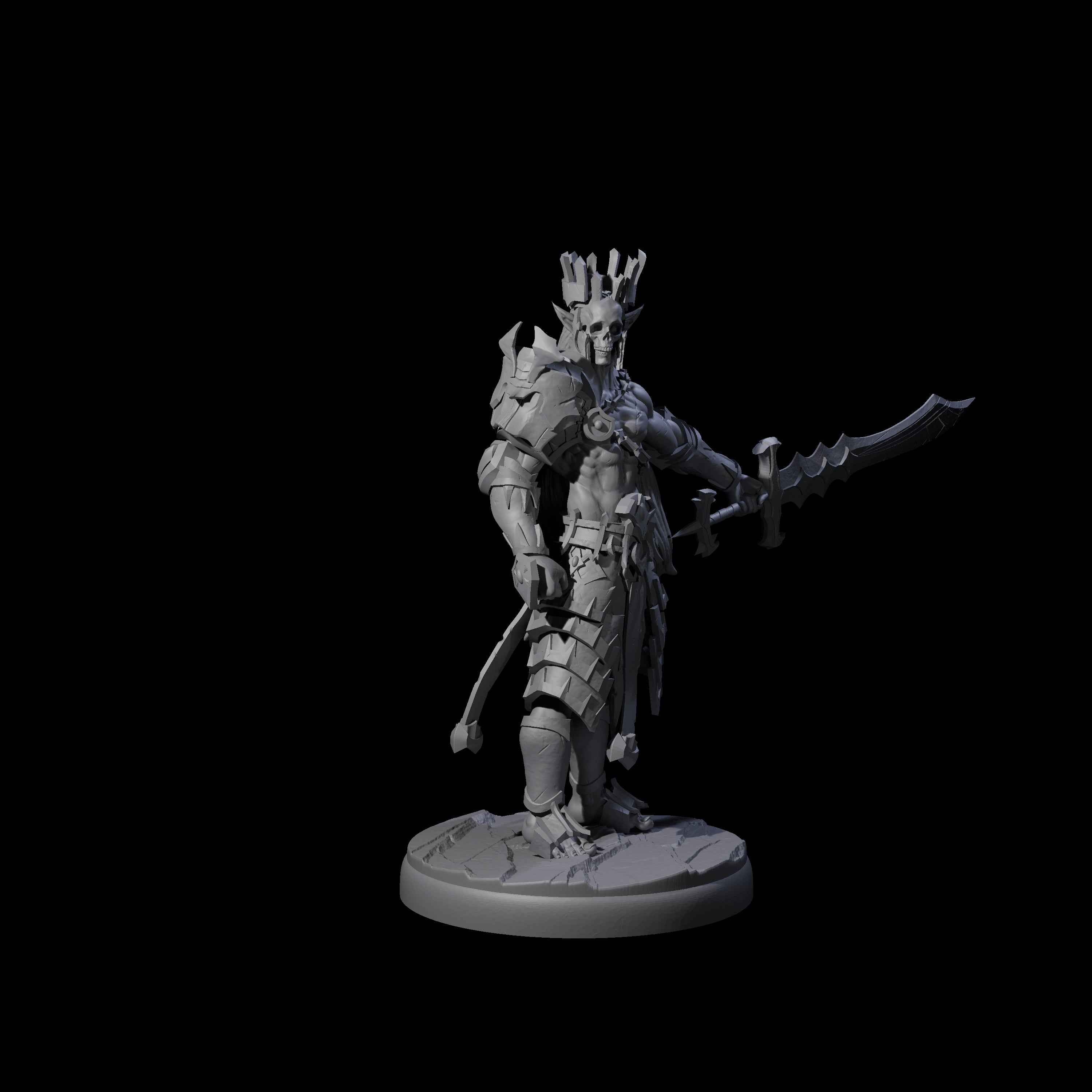 Deadly Dark Elf Marauder C Miniature for Dungeons and Dragons, Pathfinder or other TTRPGs