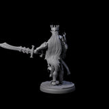 Deadly Dark Elf Marauder C Miniature for Dungeons and Dragons, Pathfinder or other TTRPGs