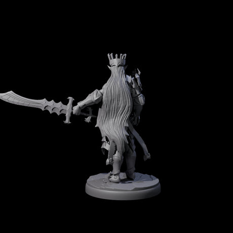 Deadly Dark Elf Marauder C Miniature for Dungeons and Dragons, Pathfinder or other TTRPGs