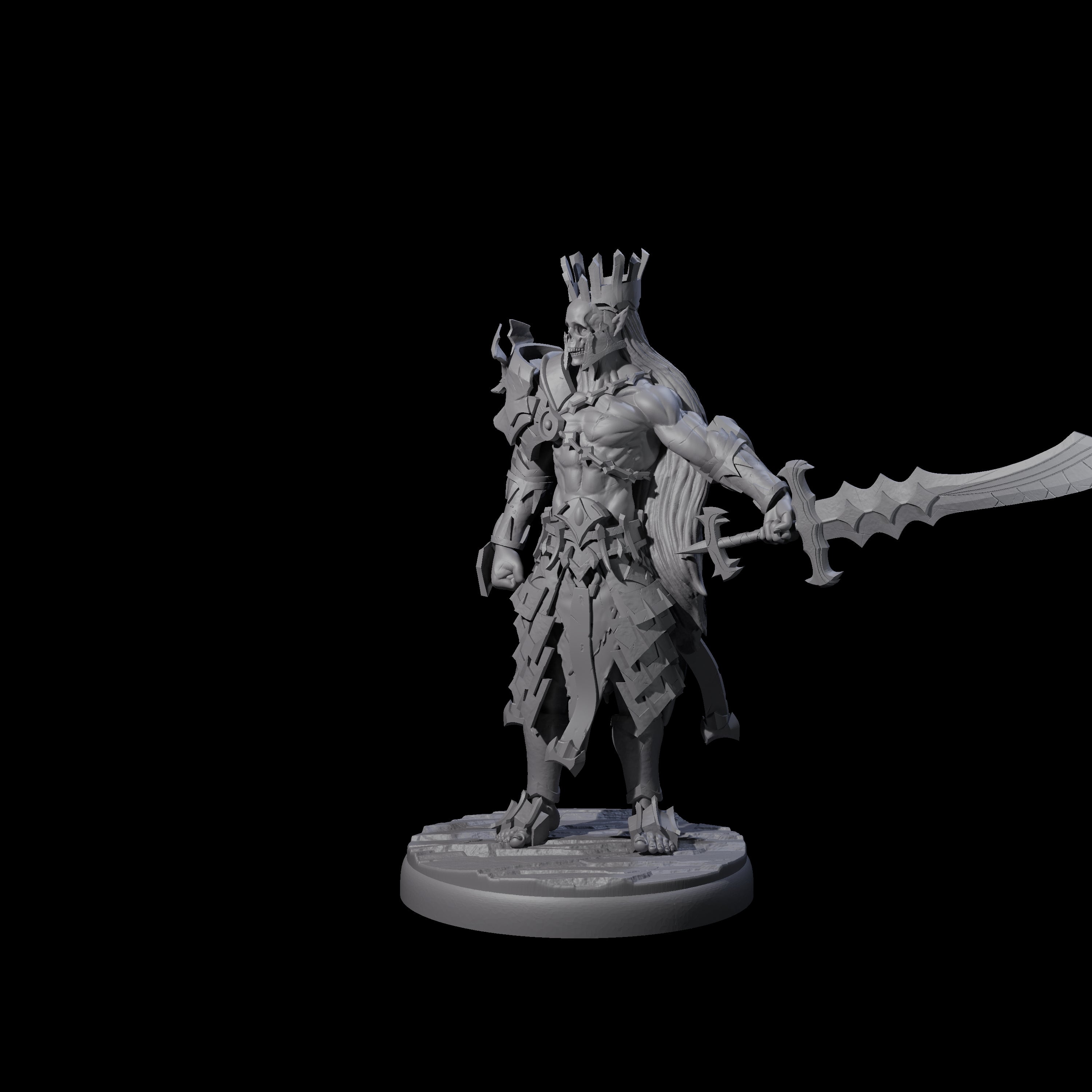 Deadly Dark Elf Marauder C Miniature for Dungeons and Dragons, Pathfinder or other TTRPGs