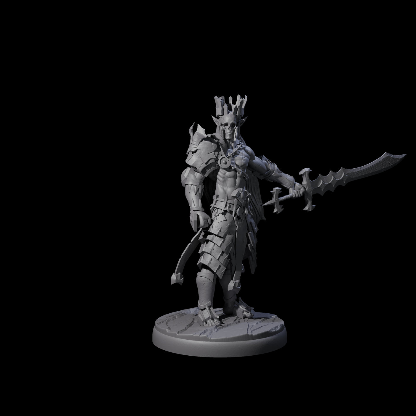 Deadly Dark Elf Marauder C Miniature for Dungeons and Dragons, Pathfinder or other TTRPGs