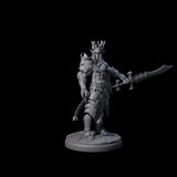 Deadly Dark Elf Marauder C Miniature for Dungeons and Dragons, Pathfinder or other TTRPGs