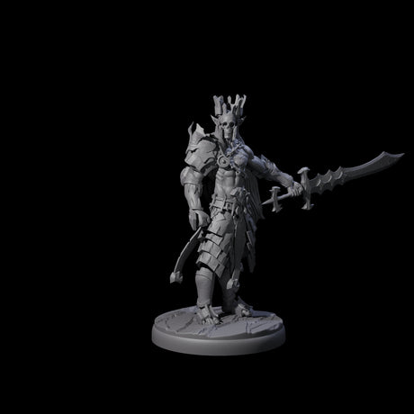 Deadly Dark Elf Marauder C Miniature for Dungeons and Dragons, Pathfinder or other TTRPGs