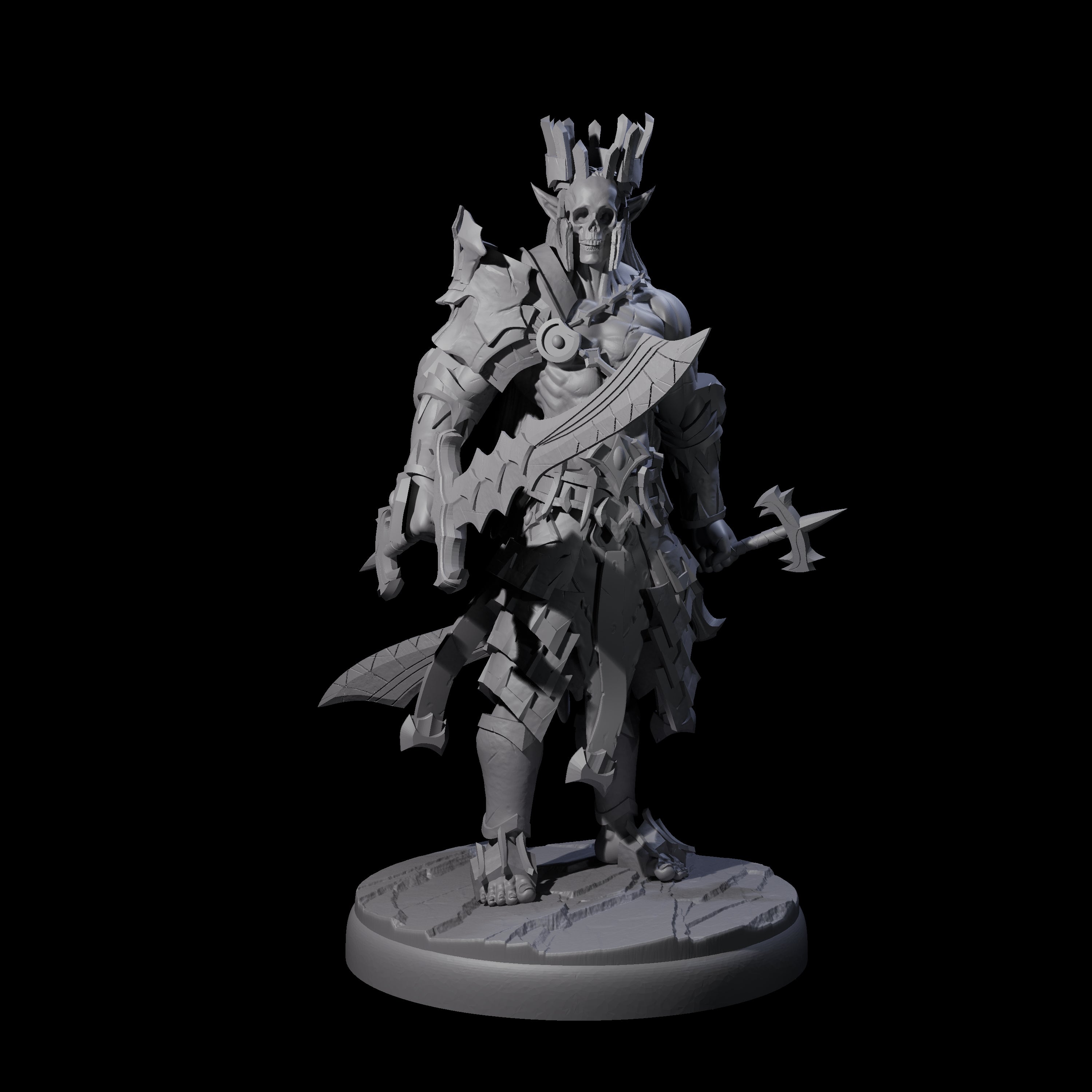 Deadly Dark Elf Marauder Company Miniature for Dungeons and Dragons, Pathfinder or other TTRPGs