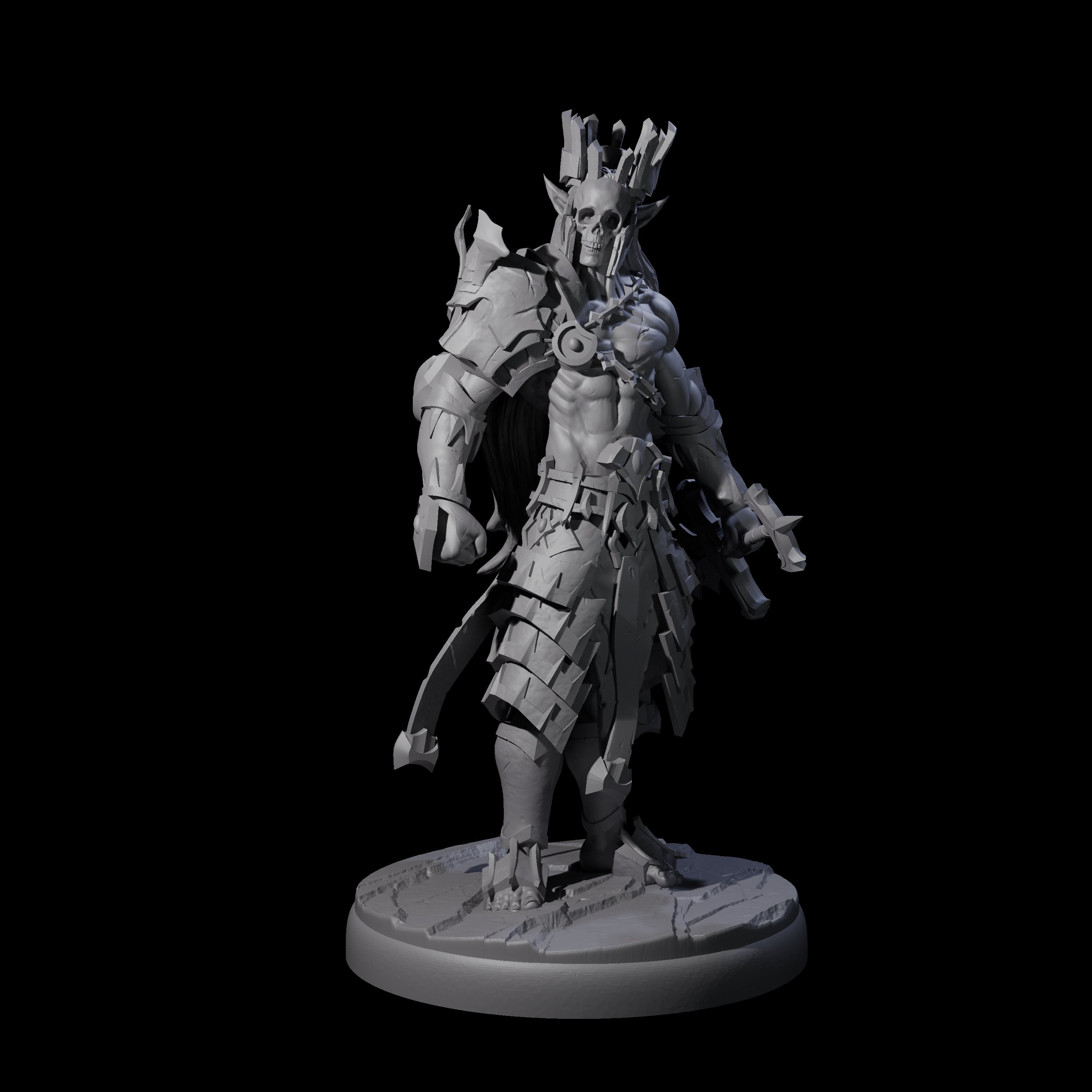 Deadly Dark Elf Marauder Company Miniature for Dungeons and Dragons, Pathfinder or other TTRPGs