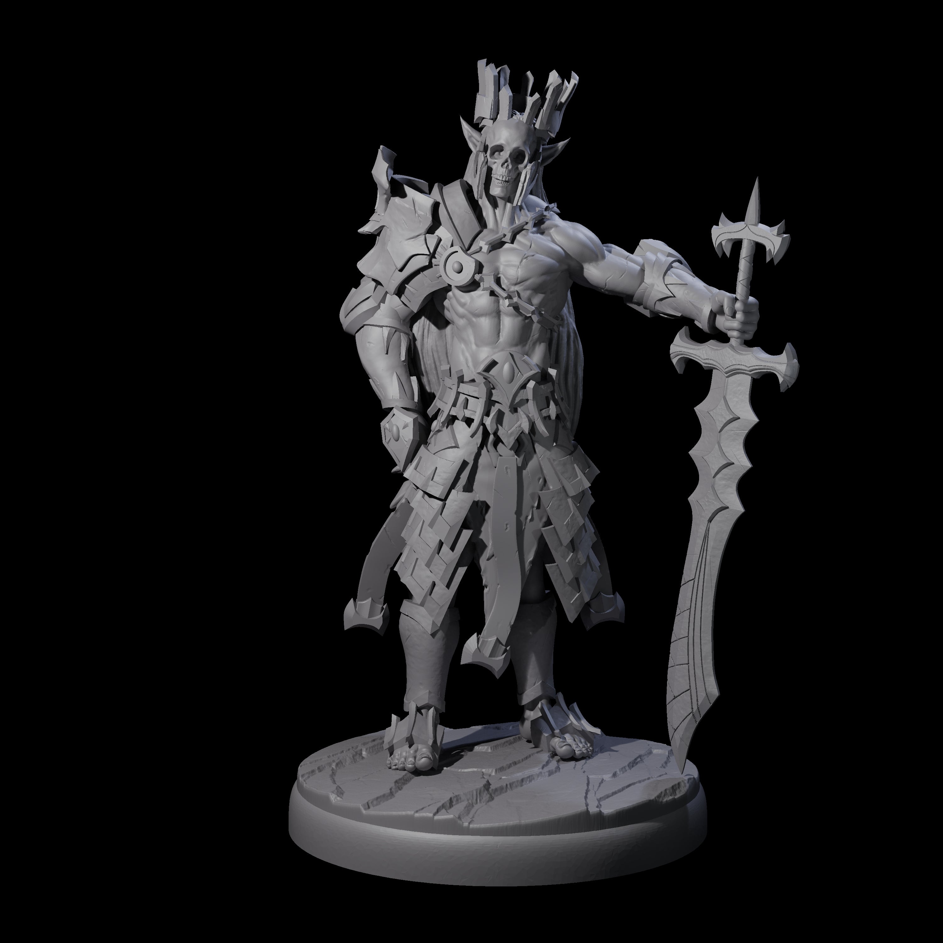 Deadly Dark Elf Marauder Company Miniature for Dungeons and Dragons, Pathfinder or other TTRPGs