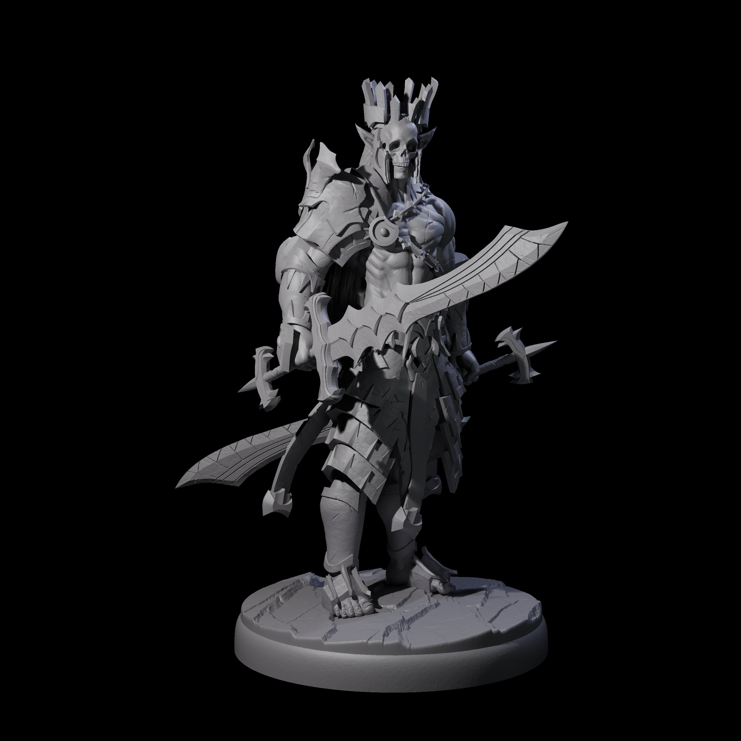 Deadly Dark Elf Marauder D Miniature for Dungeons and Dragons, Pathfinder or other TTRPGs