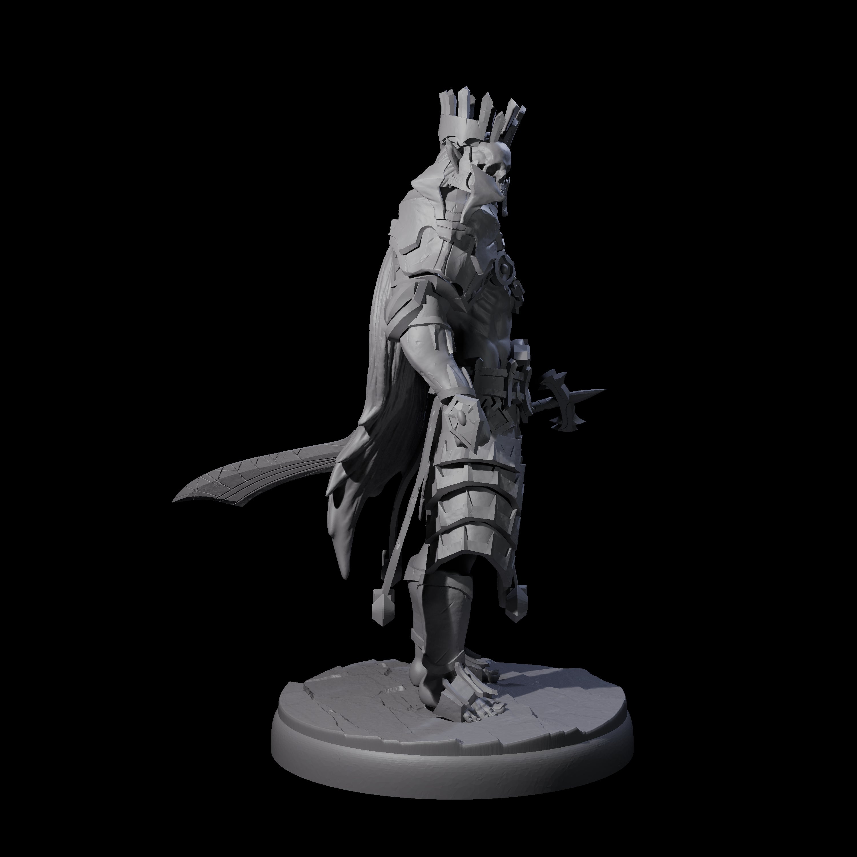 Deadly Dark Elf Marauder E Miniature for Dungeons and Dragons, Pathfinder or other TTRPGs