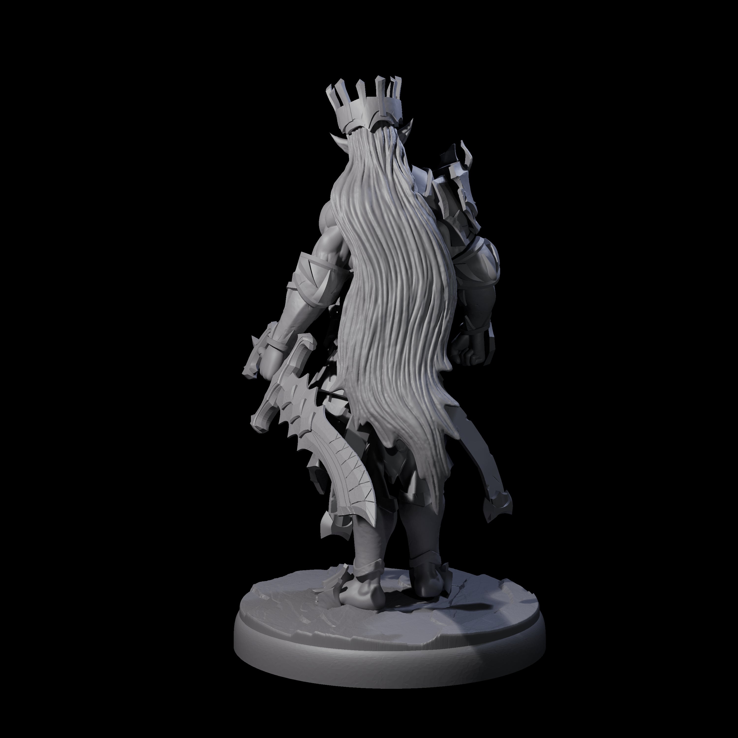 Deadly Dark Elf Marauder E Miniature for Dungeons and Dragons, Pathfinder or other TTRPGs