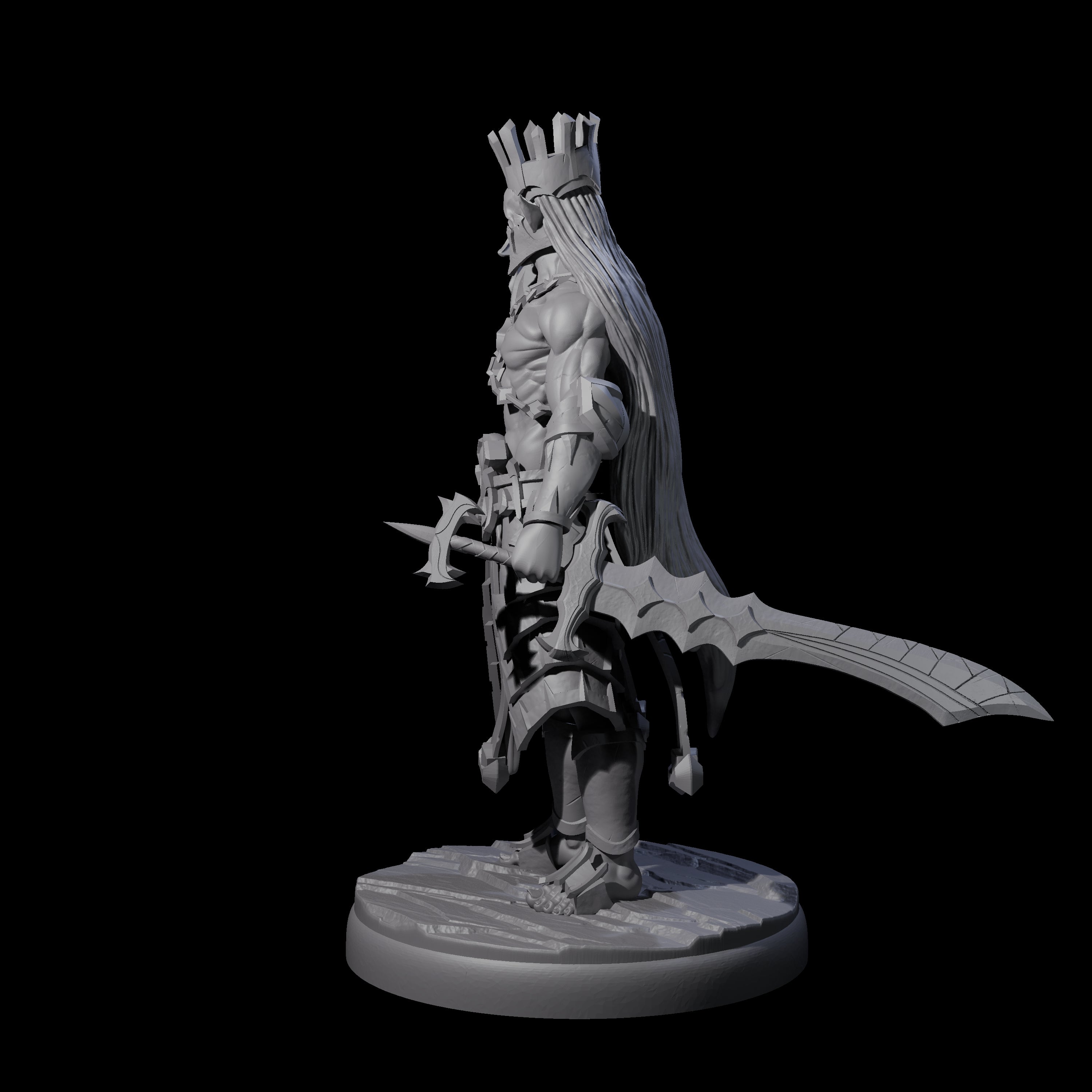 Deadly Dark Elf Marauder E Miniature for Dungeons and Dragons, Pathfinder or other TTRPGs