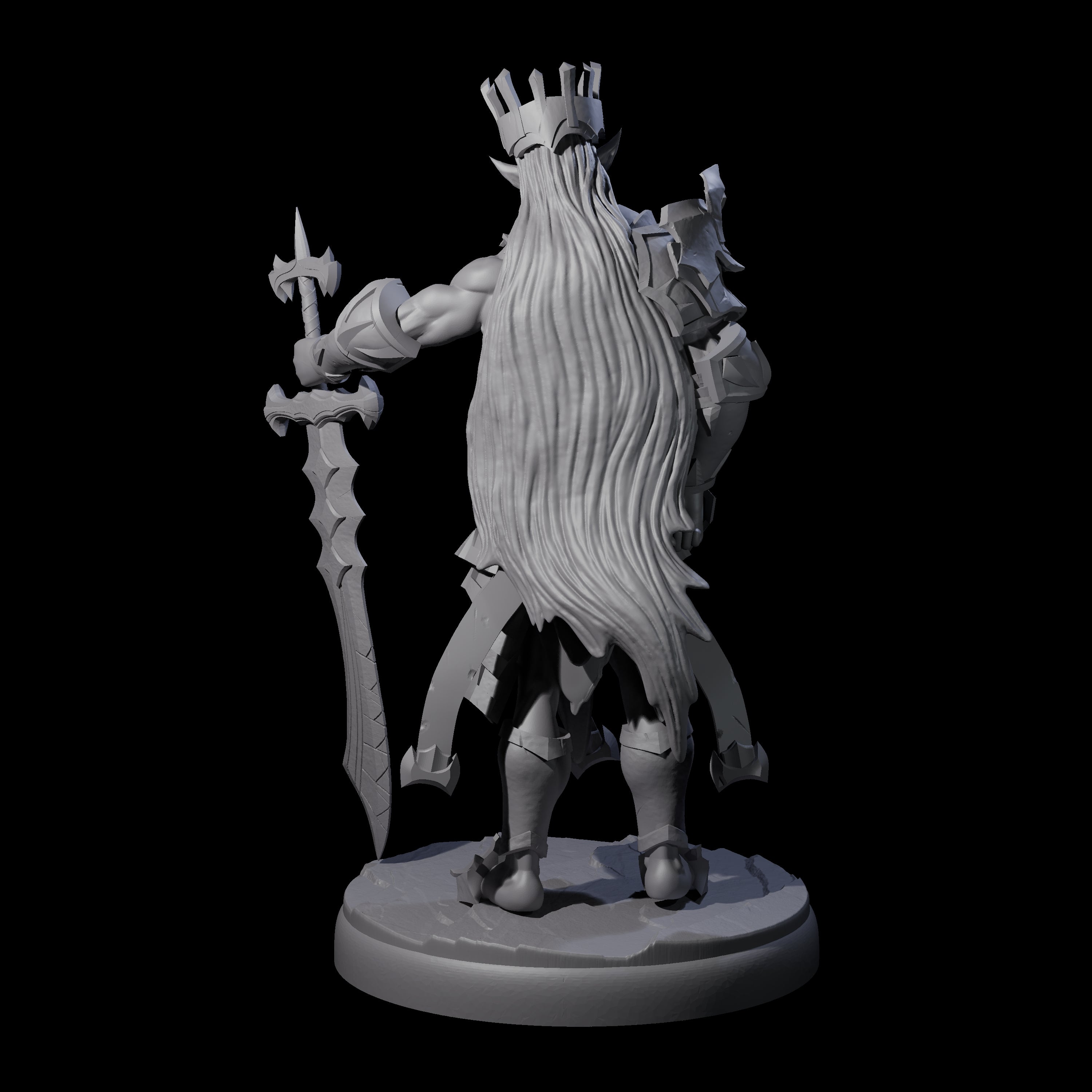 Deadly Dark Elf Marauder F Miniature for Dungeons and Dragons, Pathfinder or other TTRPGs