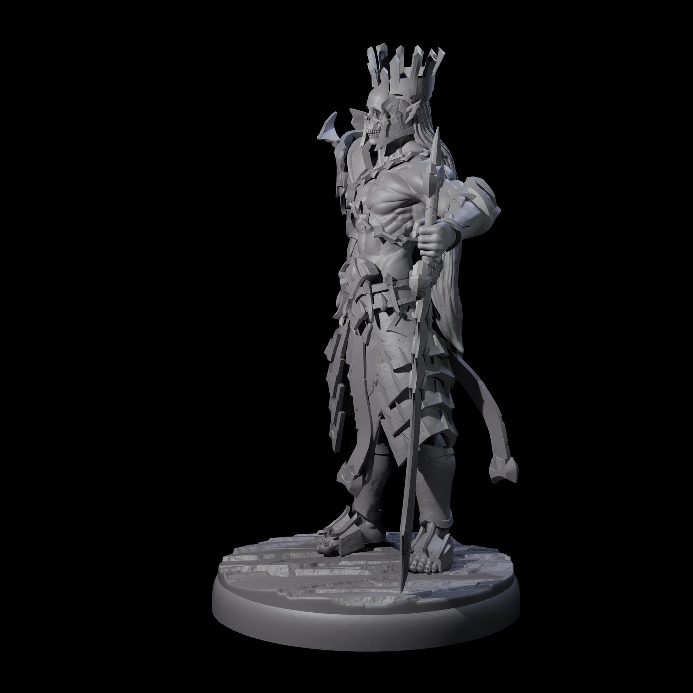 Deadly Dark Elf Marauder F Miniature for Dungeons and Dragons, Pathfinder or other TTRPGs