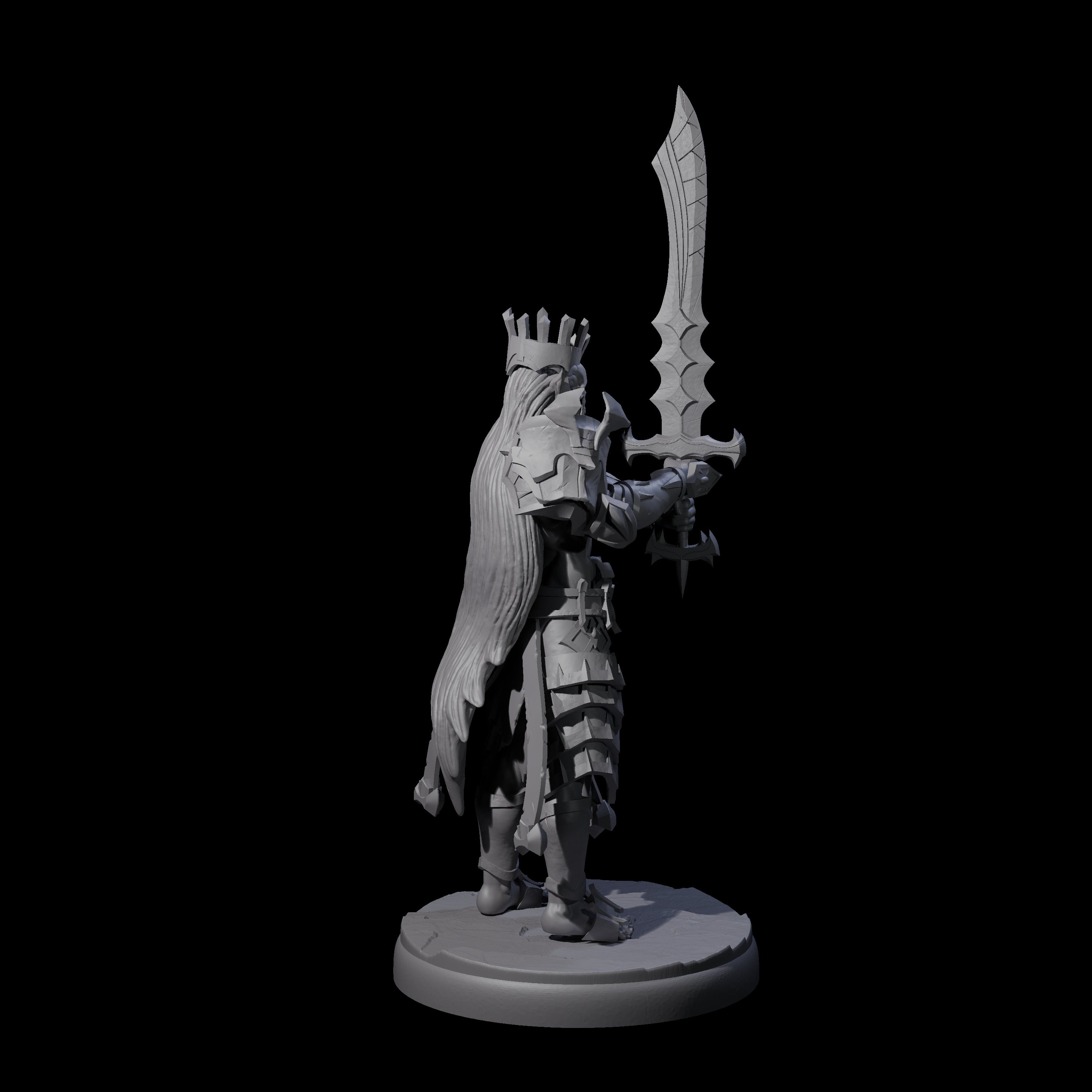 Deadly Dark Elf Marauder J Miniature for Dungeons and Dragons, Pathfinder or other TTRPGs