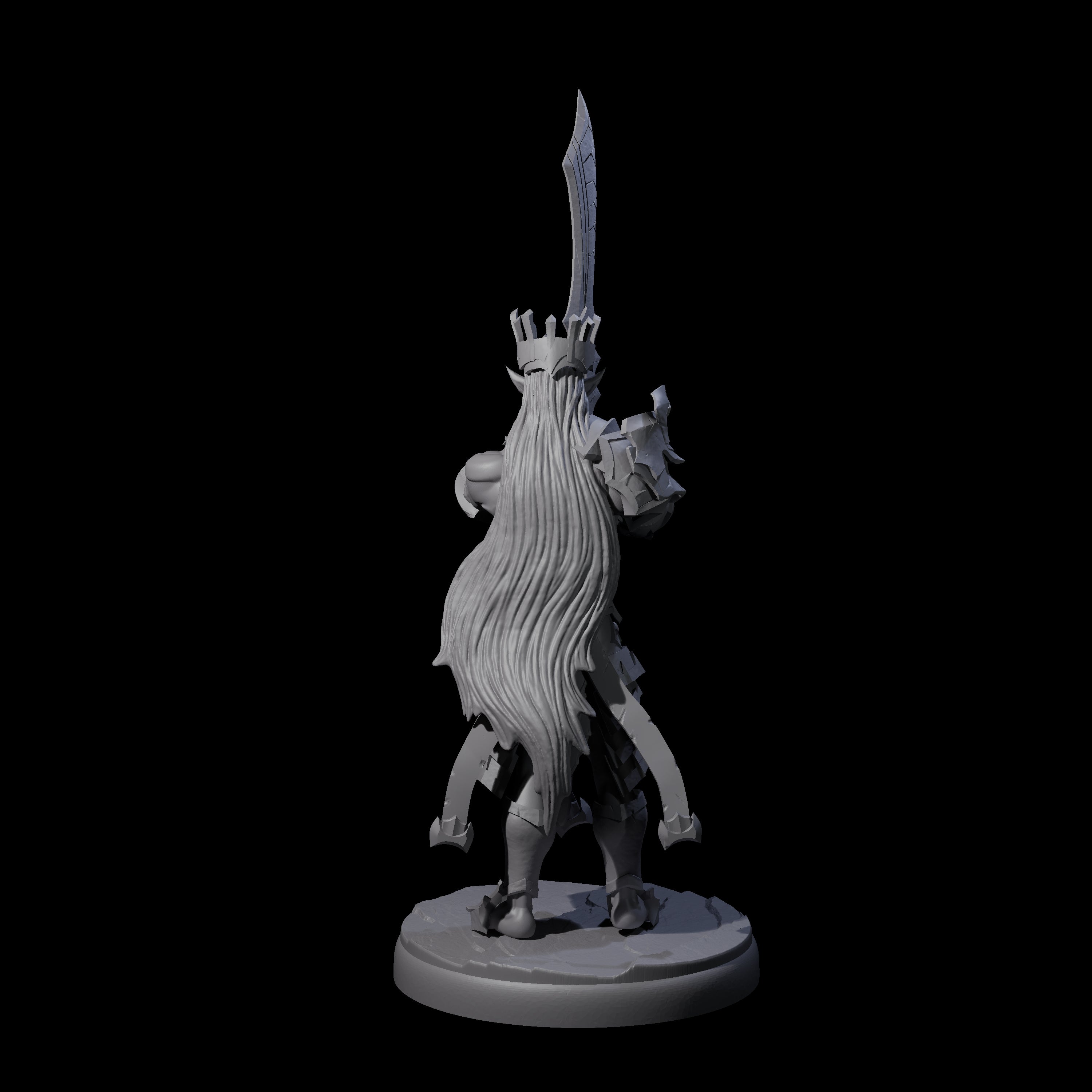 Deadly Dark Elf Marauder J Miniature for Dungeons and Dragons, Pathfinder or other TTRPGs