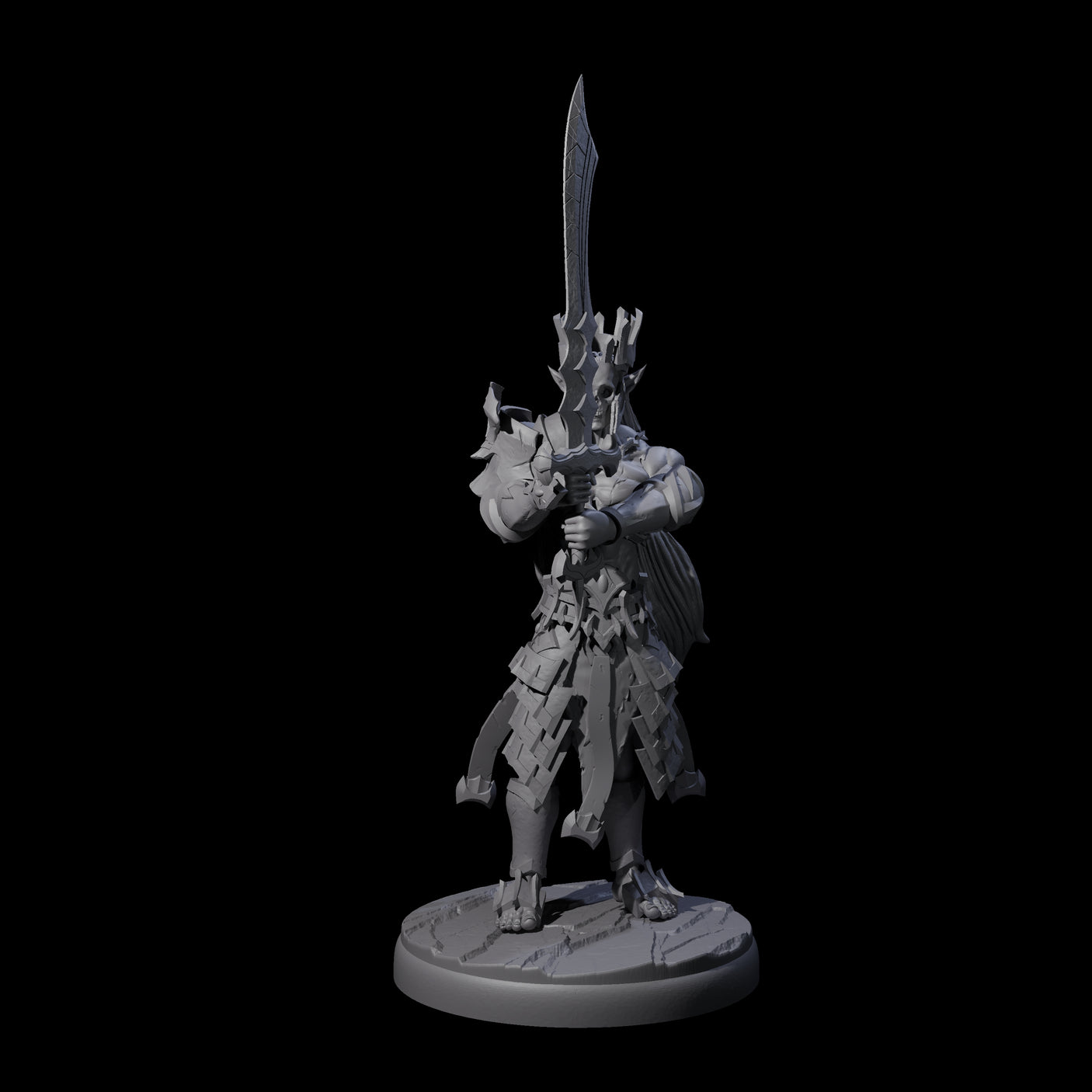 Deadly Dark Elf Marauder J Miniature for Dungeons and Dragons, Pathfinder or other TTRPGs
