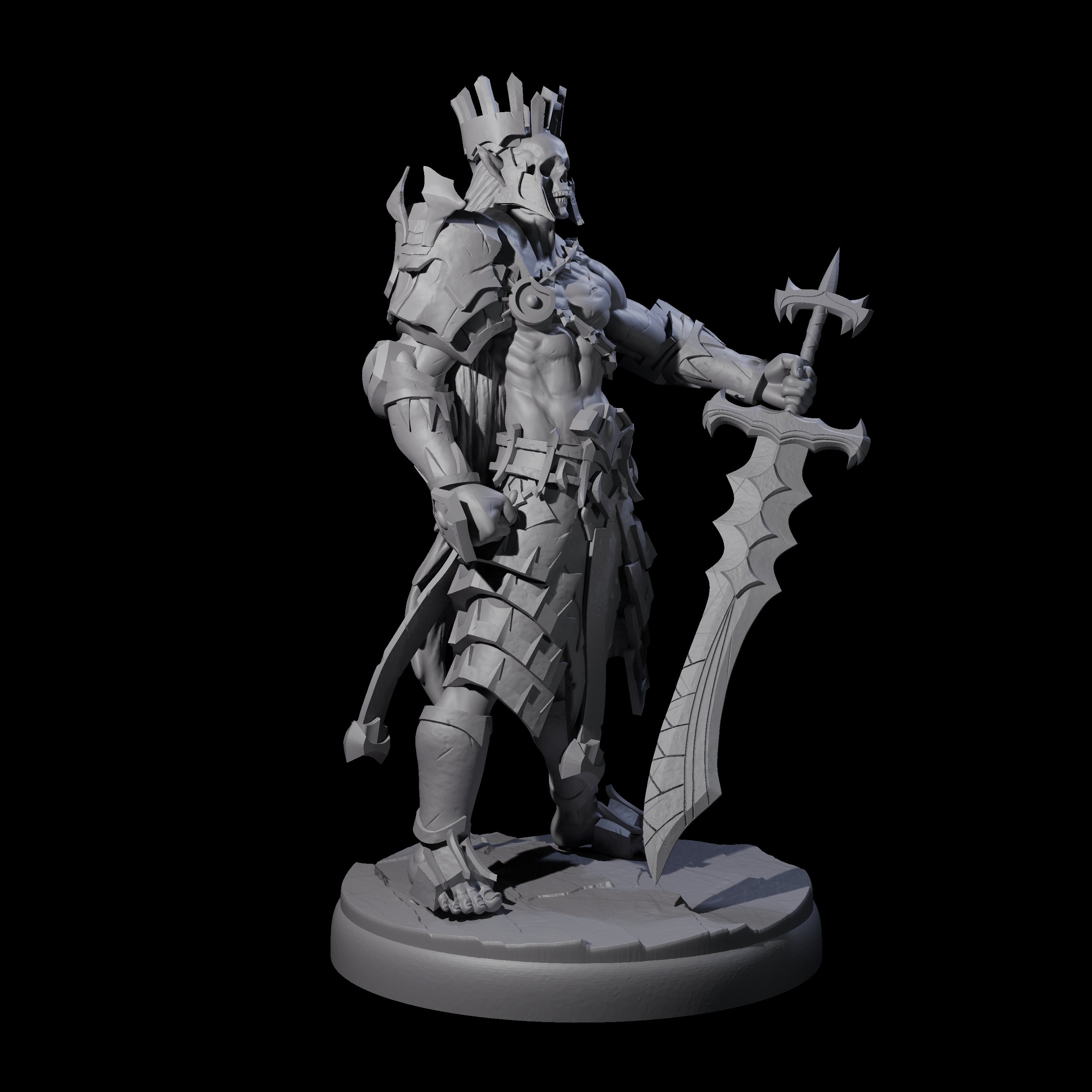 Deadly Dark Elf Marauder K Miniature for Dungeons and Dragons, Pathfinder or other TTRPGs