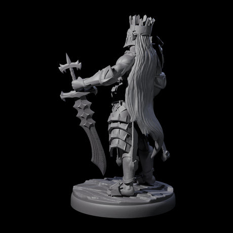 Deadly Dark Elf Marauder K Miniature for Dungeons and Dragons, Pathfinder or other TTRPGs