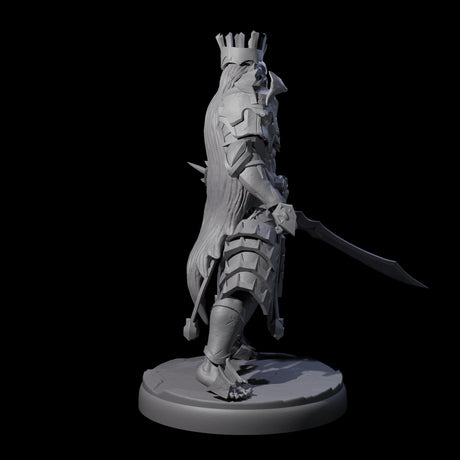 Deadly Dark Elf Marauder L Miniature for Dungeons and Dragons, Pathfinder or other TTRPGs