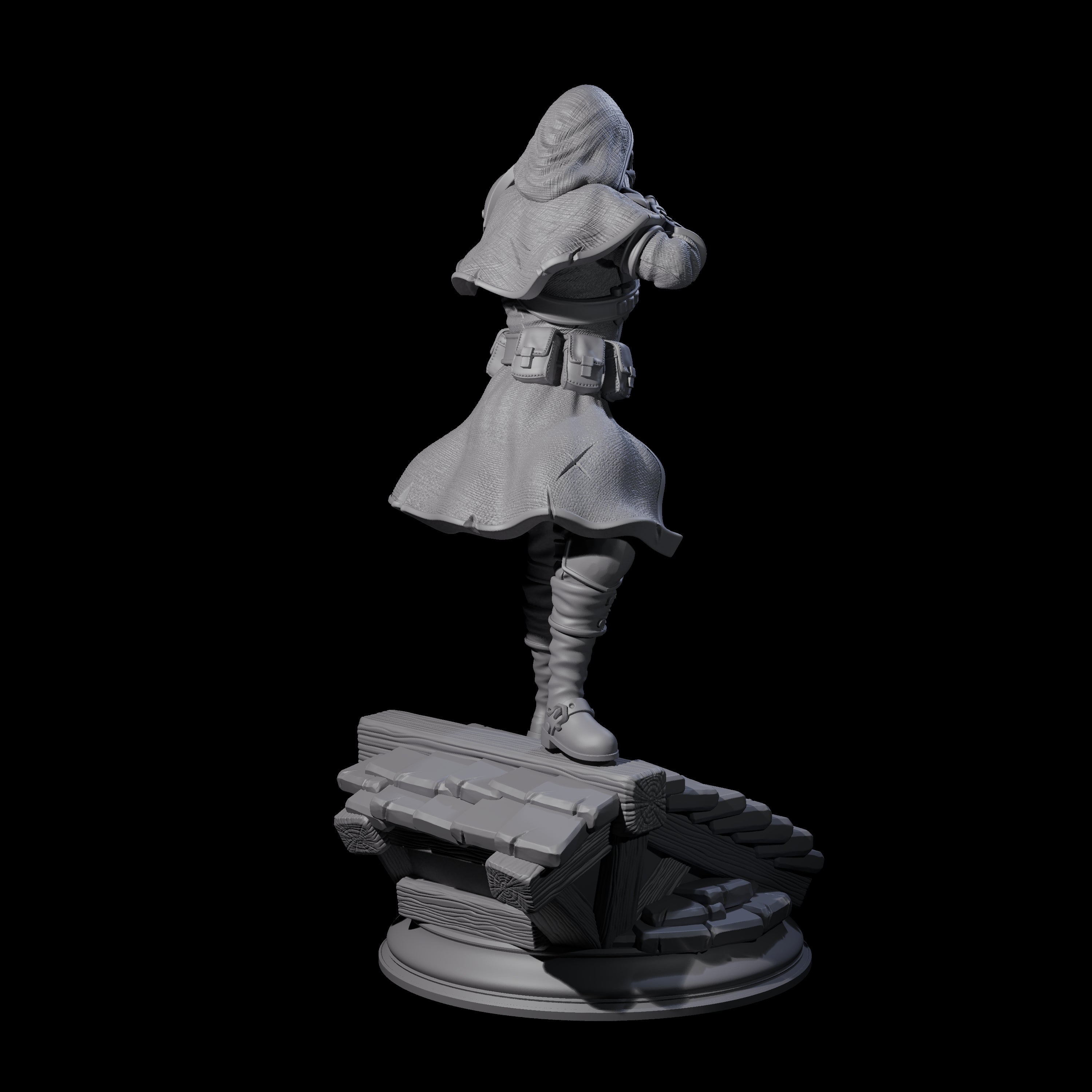 Deadly Human Sniper Miniature for Dungeons and Dragons, Pathfinder or other TTRPGs