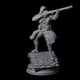 Deadly Human Sniper Miniature for Dungeons and Dragons, Pathfinder or other TTRPGs