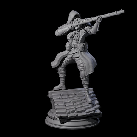 Deadly Human Sniper Miniature for Dungeons and Dragons, Pathfinder or other TTRPGs