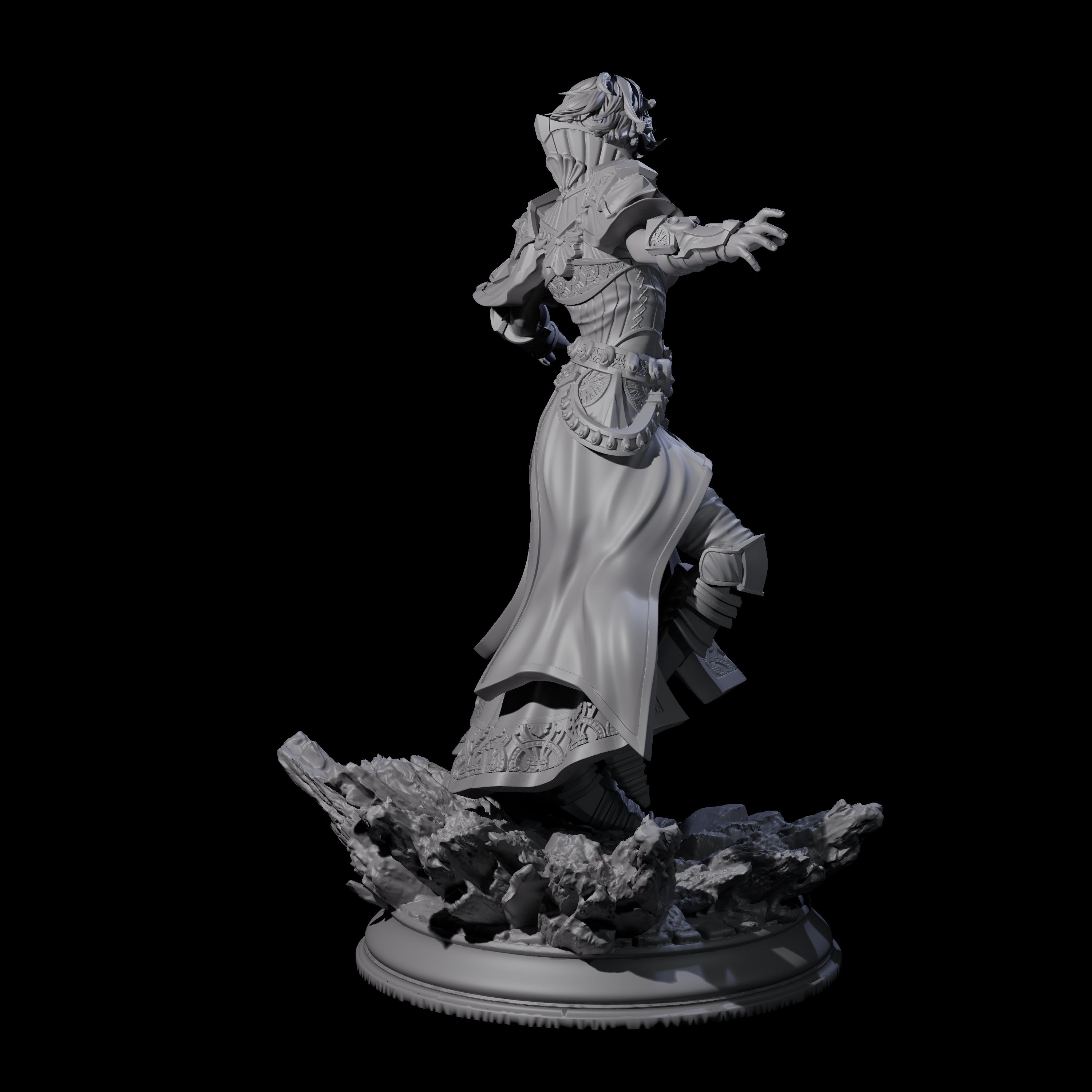 Deadly Sorcerer Miniature for Dungeons and Dragons, Pathfinder or other TTRPGs