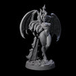 Deadly Succubus Miniature for Dungeons and Dragons, Pathfinder or other TTRPGs