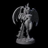 Deadly Succubus Miniature for Dungeons and Dragons, Pathfinder or other TTRPGs