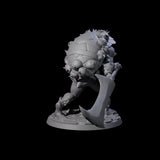 Death Barbarian Tortle Miniature for Dungeons and Dragons, Pathfinder or other TTRPGs