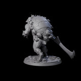 Death Barbarian Tortle Miniature for Dungeons and Dragons, Pathfinder or other TTRPGs