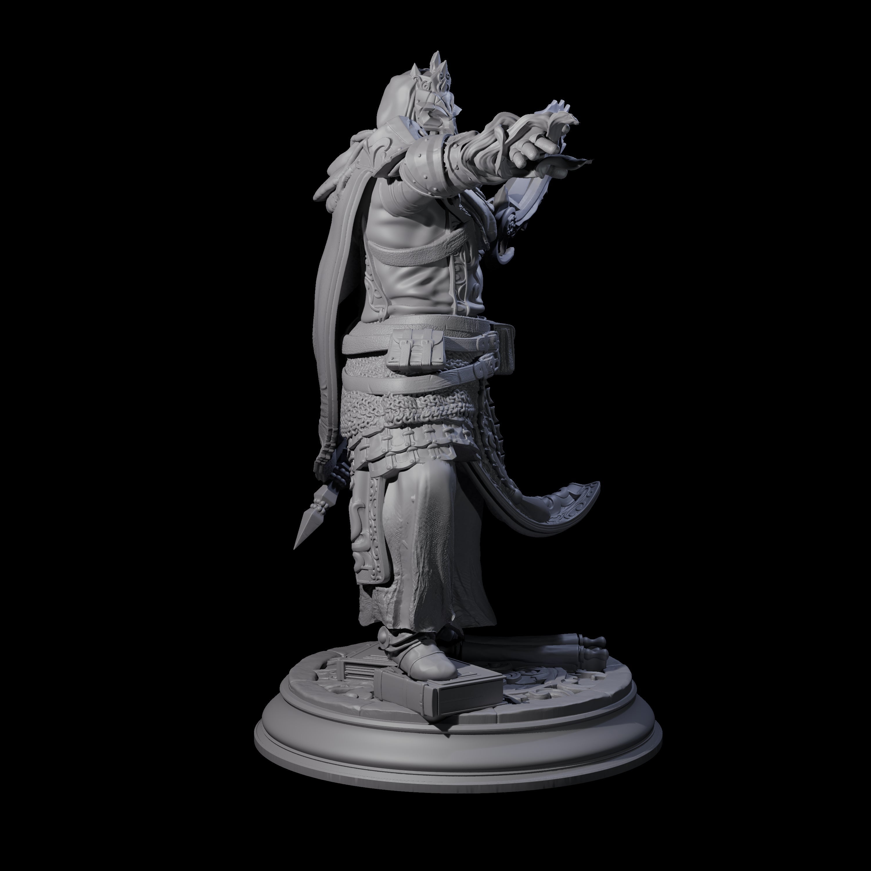 Death Cleric Miniature for Dungeons and Dragons, Pathfinder or other TTRPGs