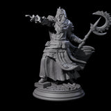Death Cleric Miniature for Dungeons and Dragons, Pathfinder or other TTRPGs
