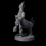 Death Paladin Dwarf Centaur B Miniature for Dungeons and Dragons, Pathfinder or other TTRPGs