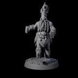 Death Paladin Dwarf Centaur B Miniature for Dungeons and Dragons, Pathfinder or other TTRPGs