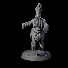 Death Paladin Dwarf Centaur B Miniature for Dungeons and Dragons, Pathfinder or other TTRPGs