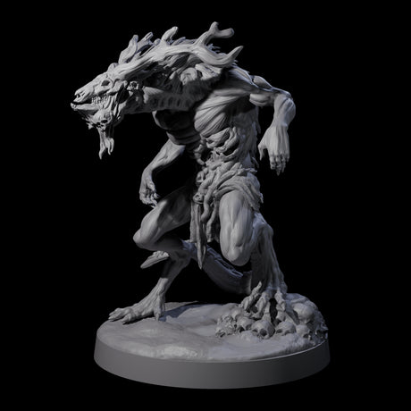 Death Wendigo A Miniature for Dungeons and Dragons, Pathfinder or other TTRPGs