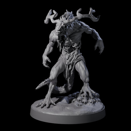 Death Wendigo A Miniature for Dungeons and Dragons, Pathfinder or other TTRPGs