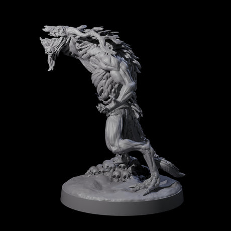 Death Wendigo C Miniature for Dungeons and Dragons, Pathfinder or other TTRPGs